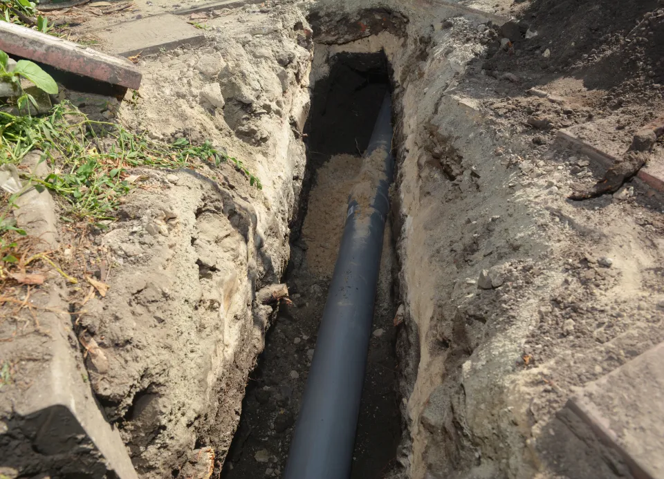 travaux égouttage sambreville