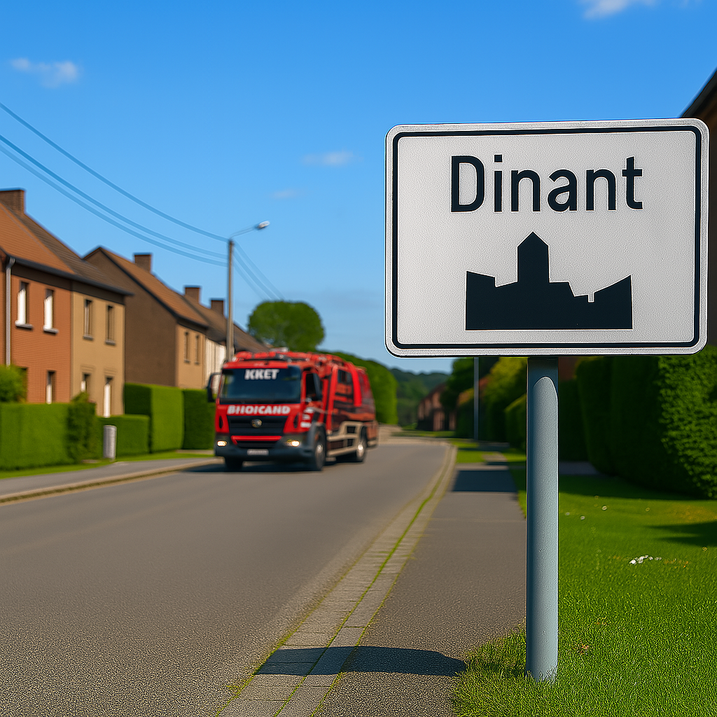 entreprise débouchage canalisations Dinant