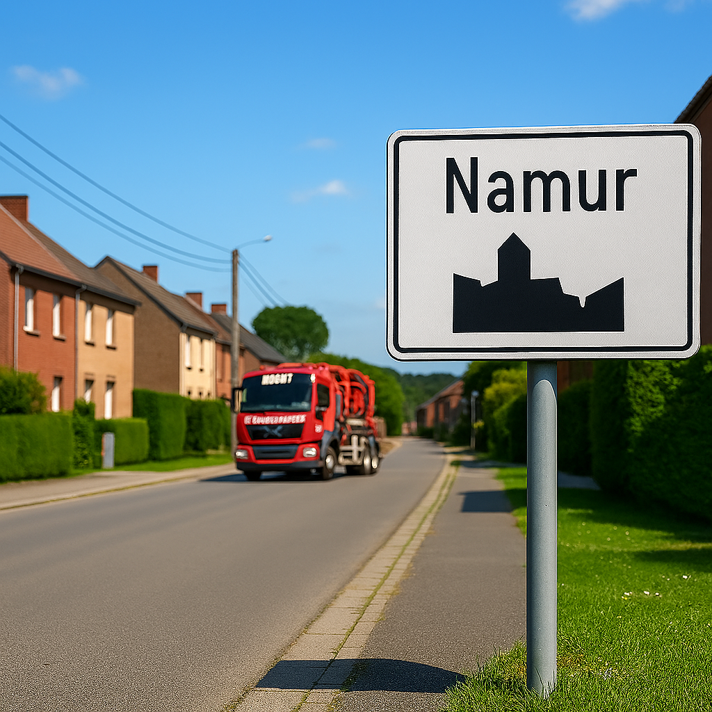 entreprise débouchage canalisations Namur